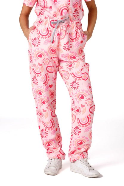 Sweet Heart Scrub Set