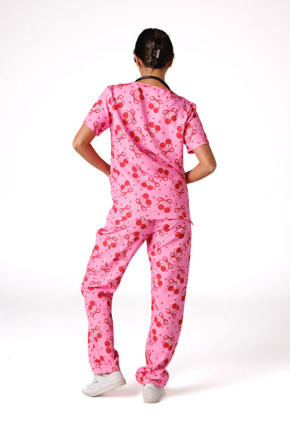 Cherry Bomb Scrub Set