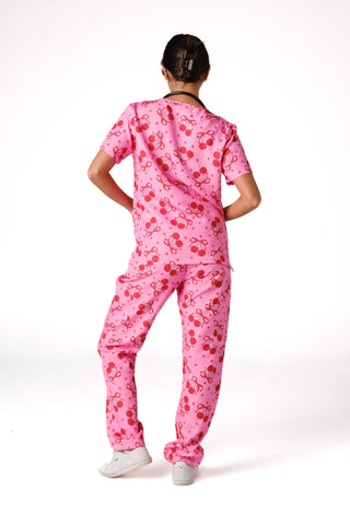 Cherry Bomb Scrub Set (Cotton)