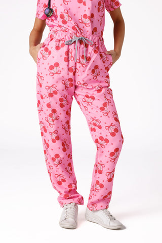 Cherry Bomb Scrub Set (Cotton)