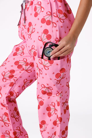 Cherry Bomb Scrub Set (Cotton)