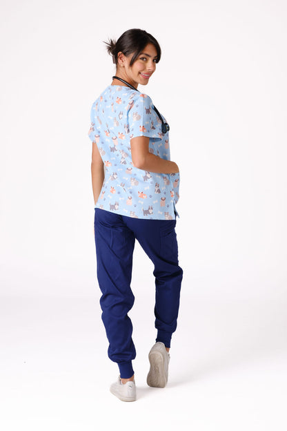 Puppers Scrub Top