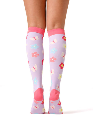 Flower Garden Compression Socks