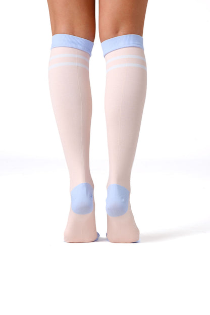 Bubble Gum Compression Socks