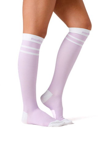 Pastel Purple Compression Socks