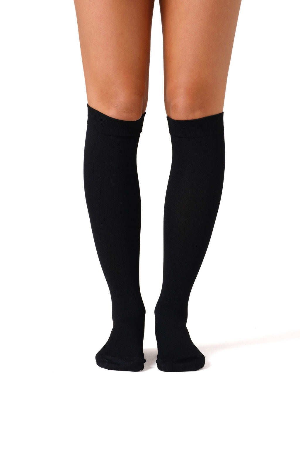 Plain Black Compression Socks
