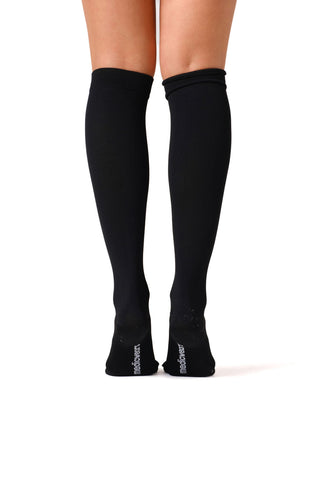 Plain Black Compression Socks