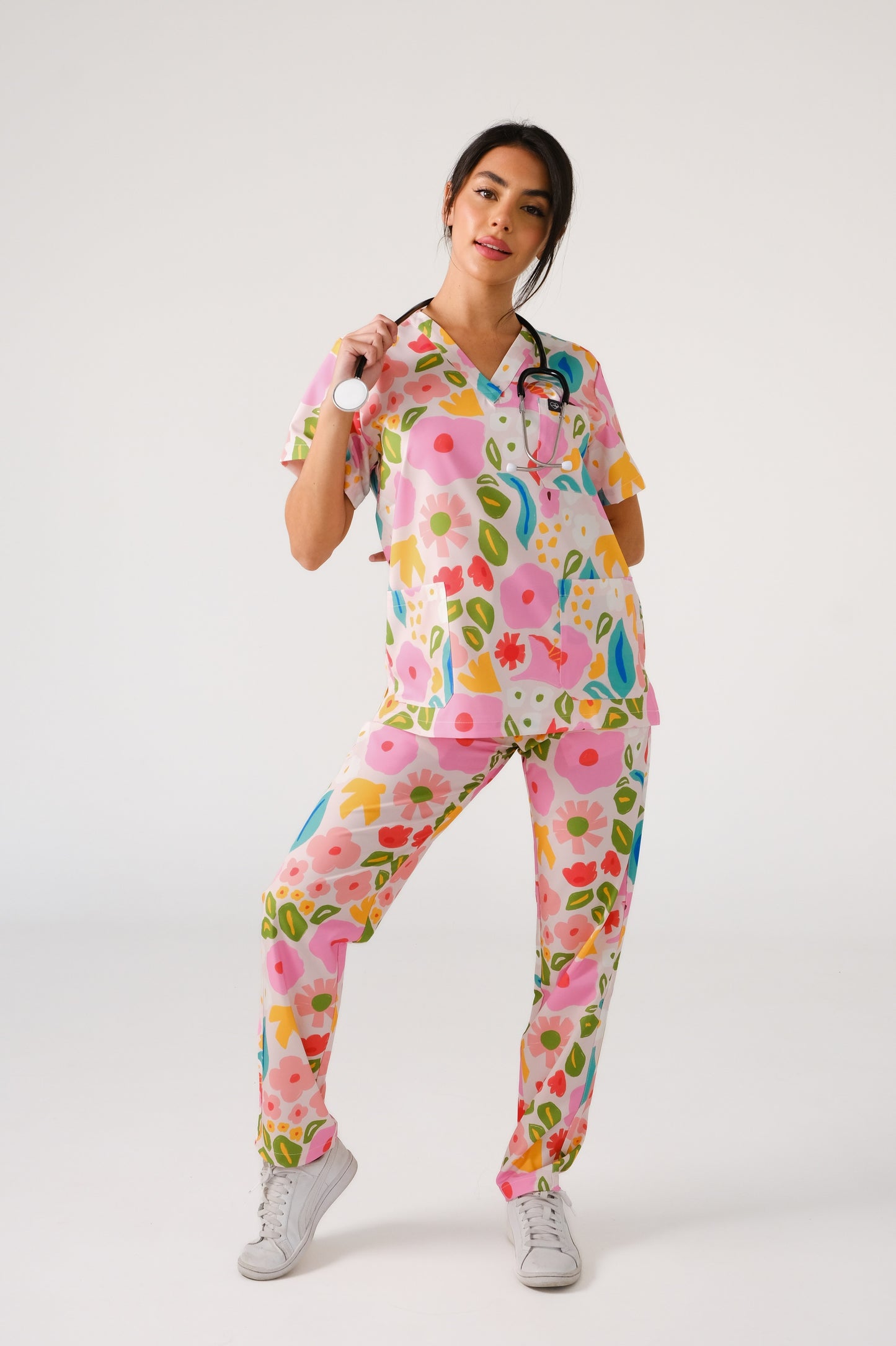 Abstract Garden Scrub Set