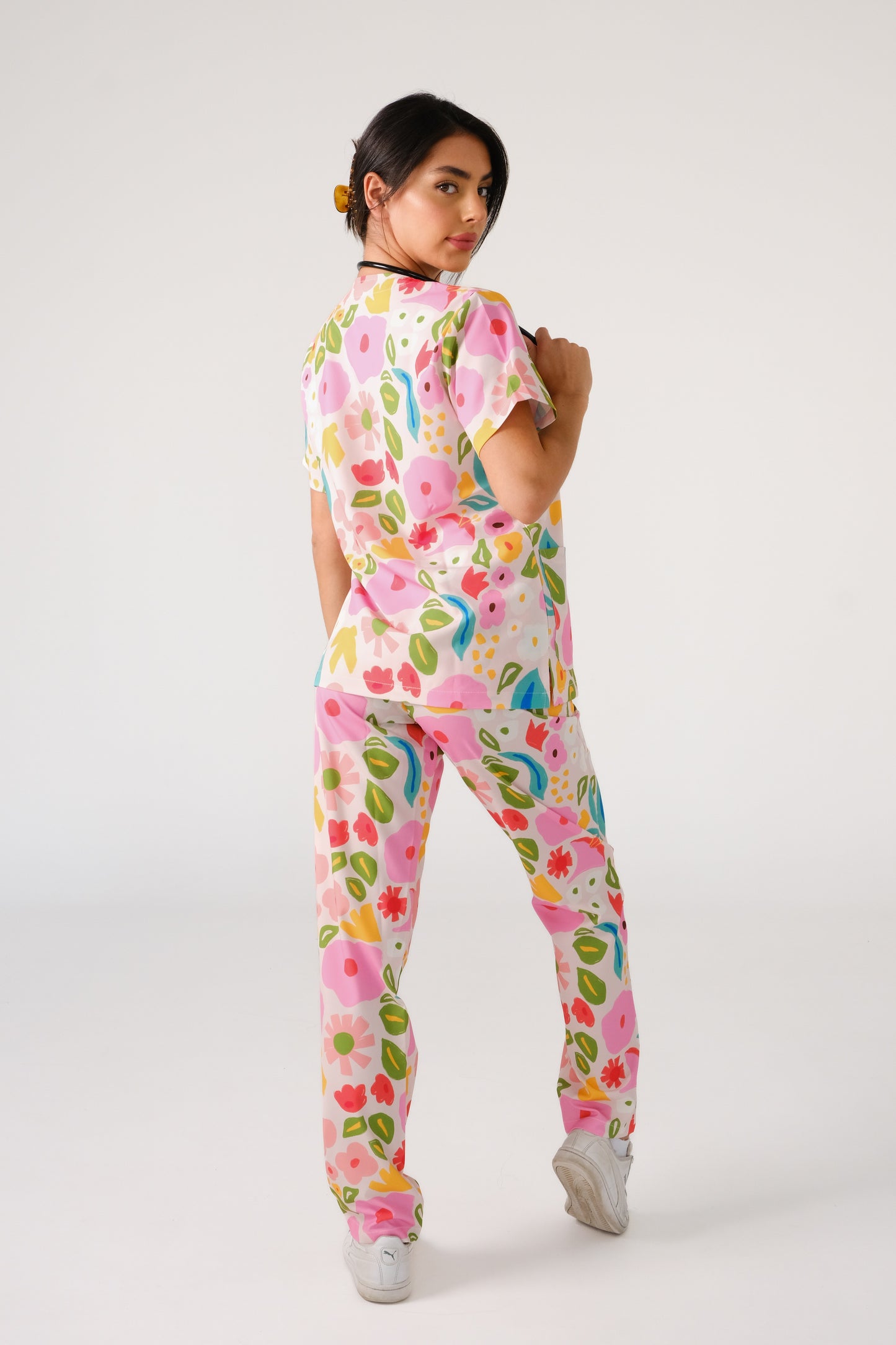 Abstract Garden Scrub Set