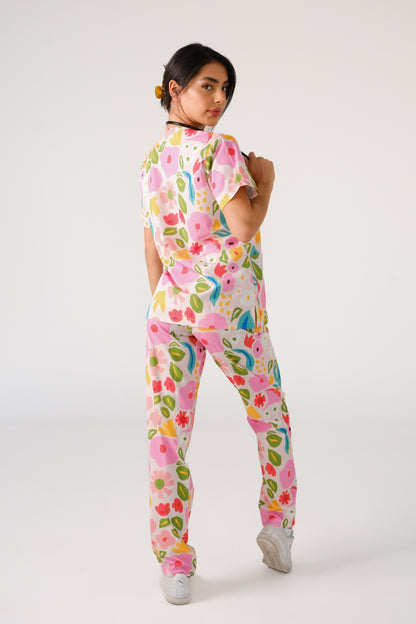 Abstract Garden Scrub Set