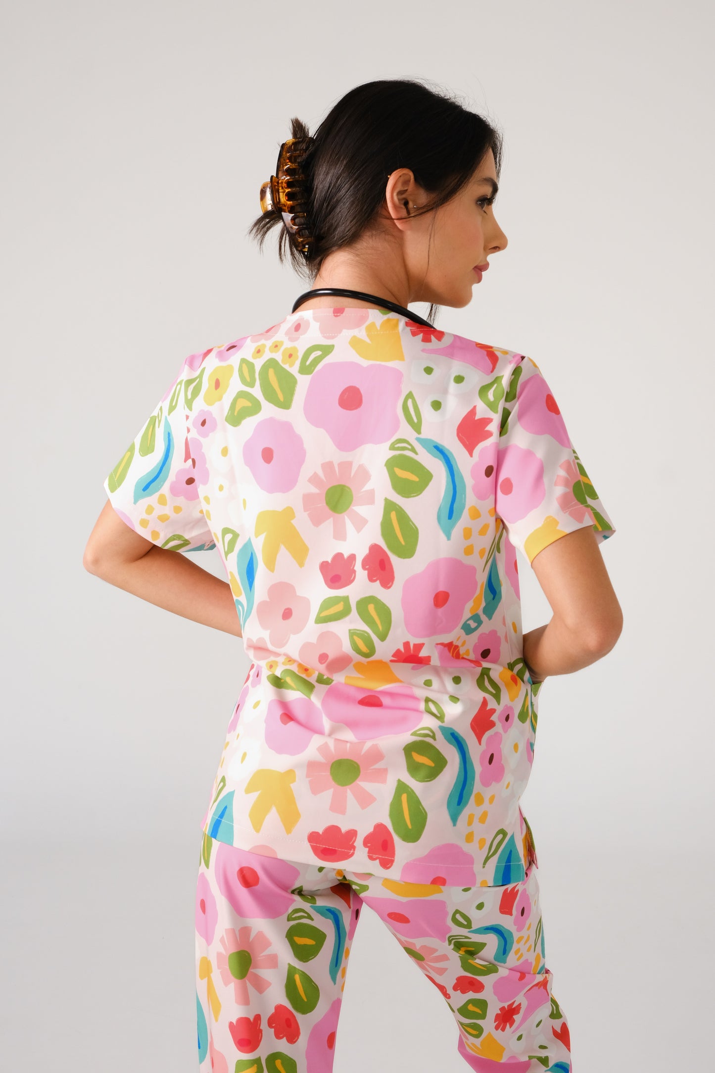 Abstract Garden Scrub Set