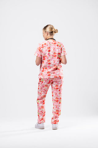 Strawberry Sunday Scrub Set