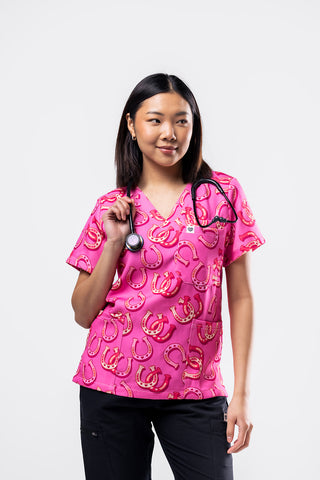 Cowgirl Crush Scrub Top