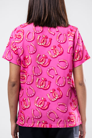 Cowgirl Crush Scrub Top