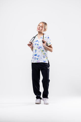 Coquette Scrub Top