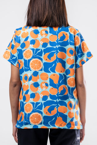 Orange Bliss Scrub Top