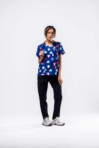 Full of Hearts Scrub Top