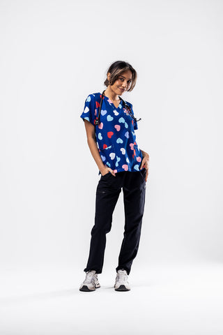 Full of Hearts Scrub Top