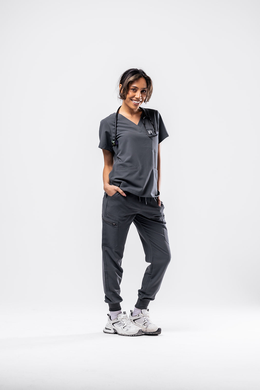 3-Pocket Scrub Top
