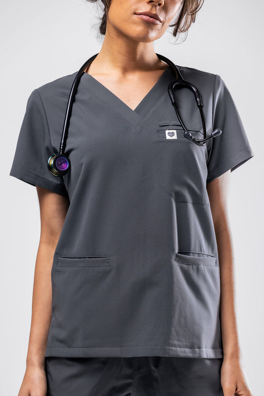3-Pocket Scrub Top