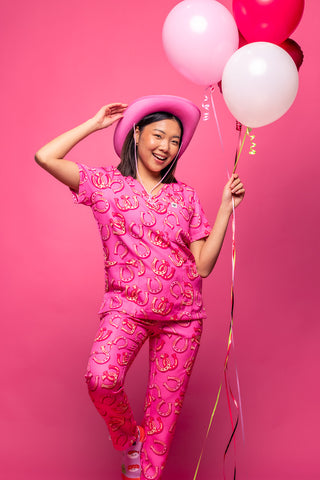 Cowgirl Crush Scrub Top