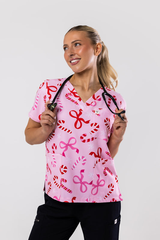 Candy Care Scrub Top
