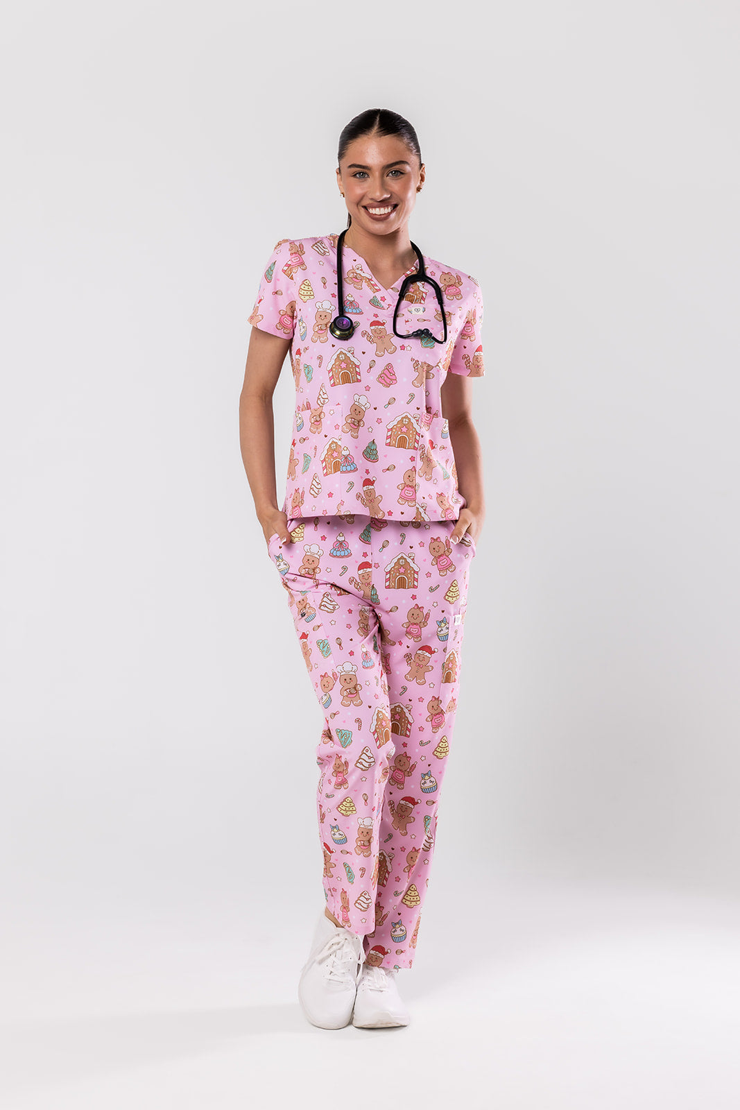 The Gingerbread Bakery Scrub Set