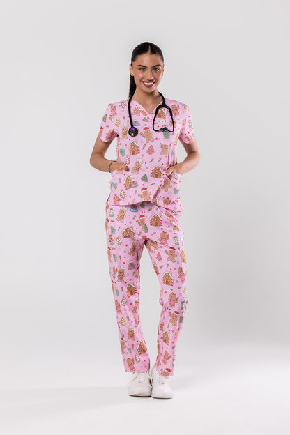 The Gingerbread Bakery Scrub Set