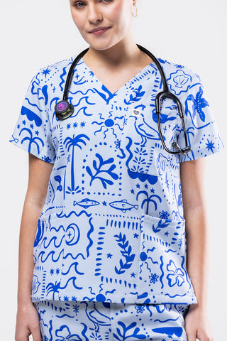 Boho Beach Scrub Set
