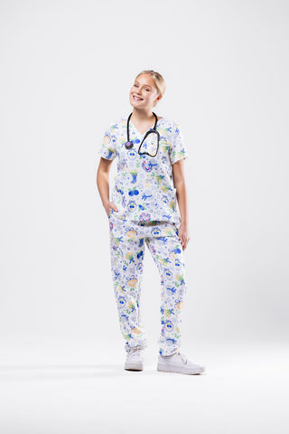 Coquette Scrub Set