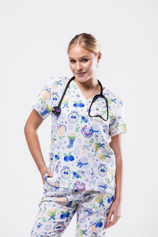 Coquette Scrub Set