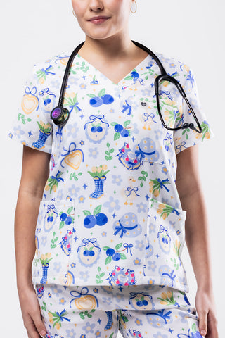 Coquette Scrub Set
