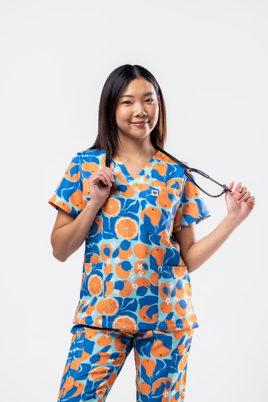 Orange Bliss Scrub Set