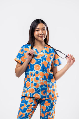 Orange Bliss Scrub Set