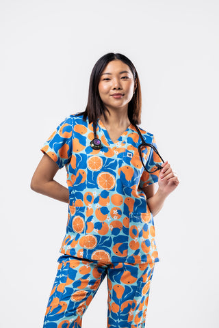 Orange Bliss Scrub Set