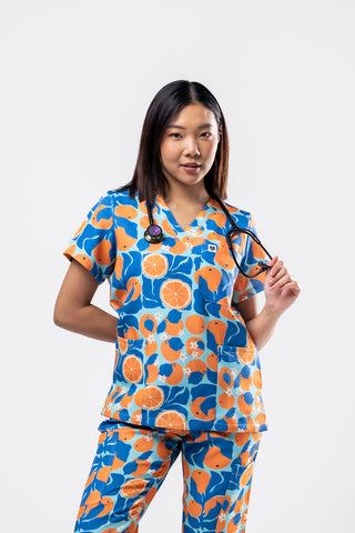 Orange Bliss Scrub Set