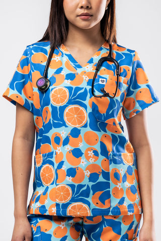 Orange Bliss Scrub Set