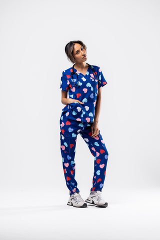 Full of Hearts Scrub Set
