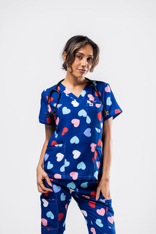 Full of Hearts Scrub Set