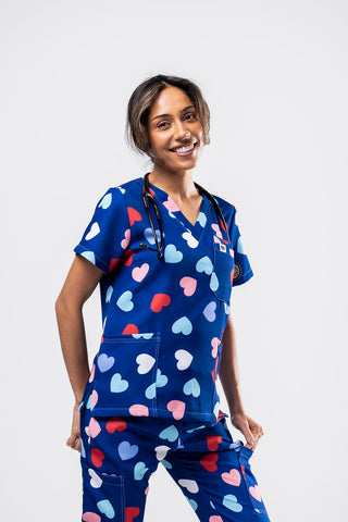 Full of Hearts Scrub Set