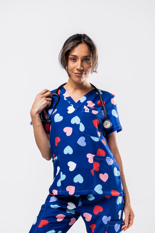 Full of Hearts Scrub Set