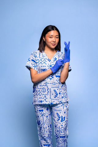 Boho Beach Scrub Set