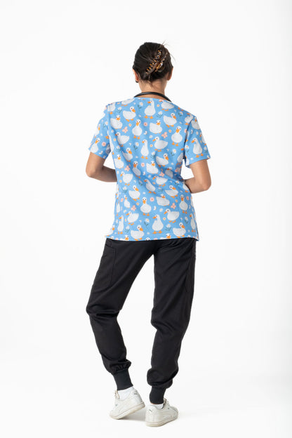 Waddle Ducks Scrub Top