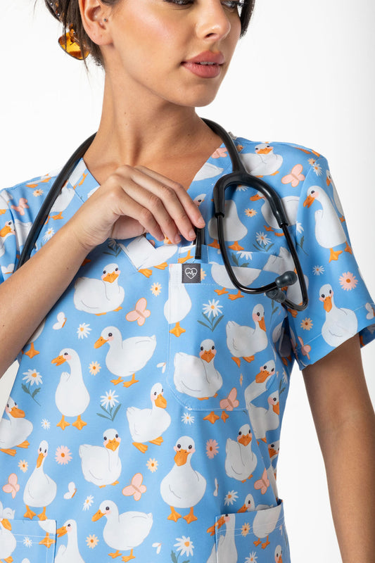 Waddle Ducks Scrub Top