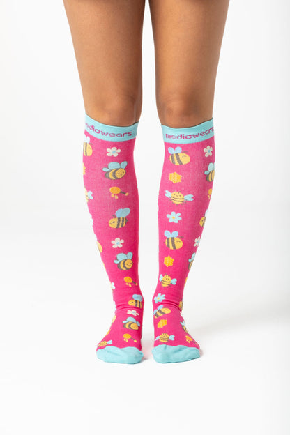 Honey Bees Compression Socks