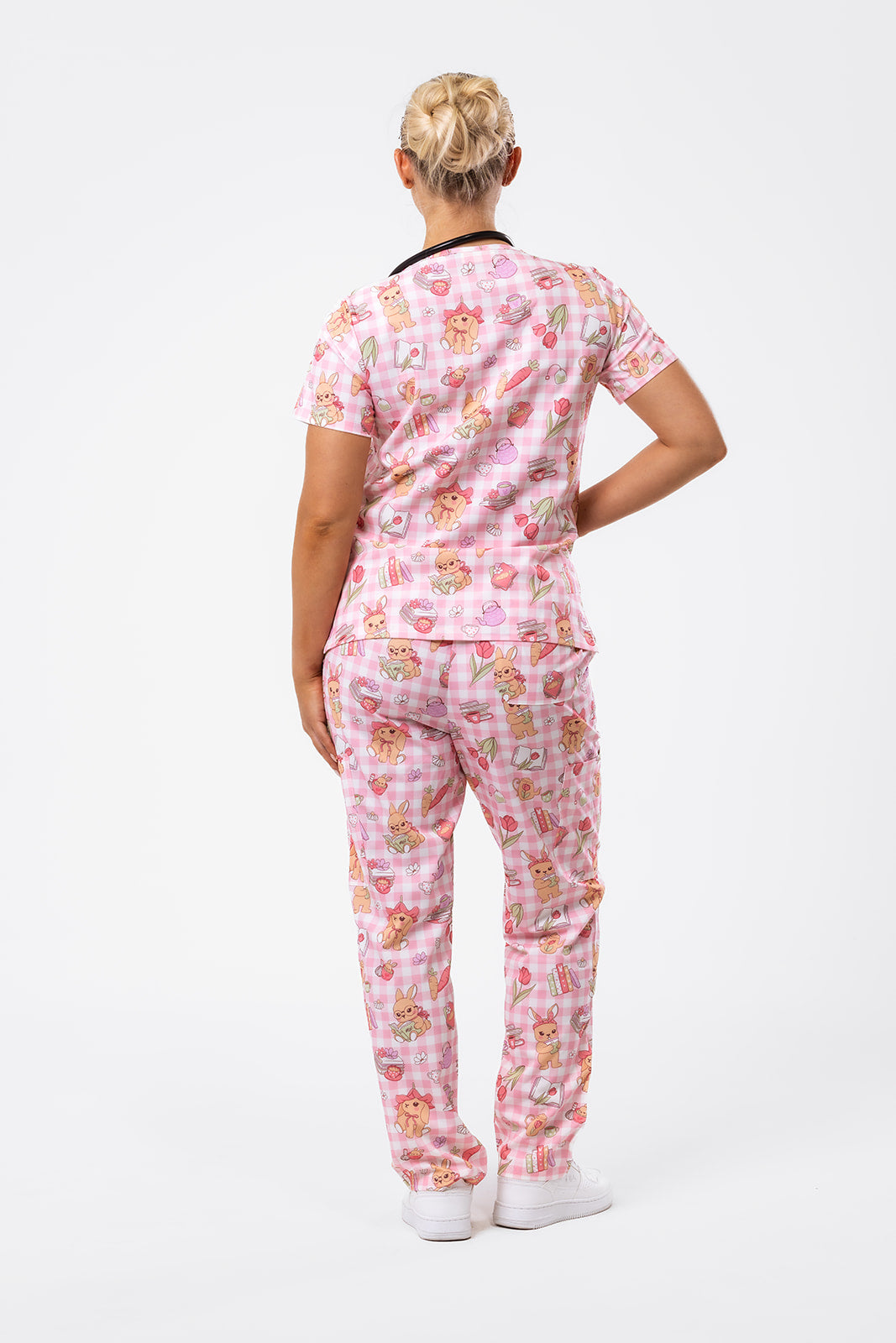 Bunny Brew Picnic Scrub Set