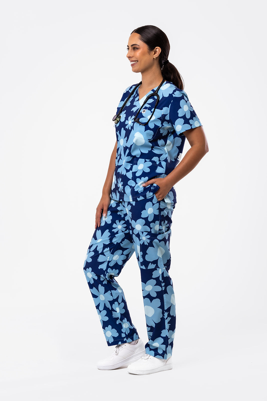 Frosty Blooms Scrub Set