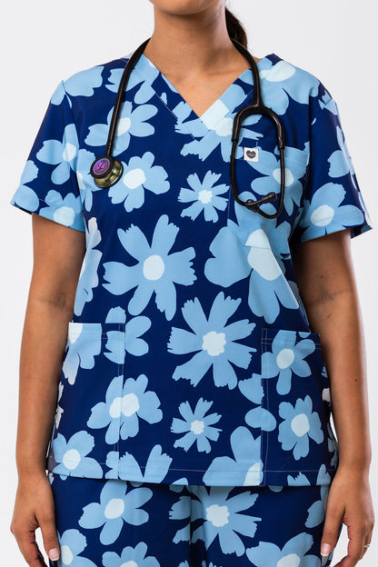 Frosty Blooms Scrub Set