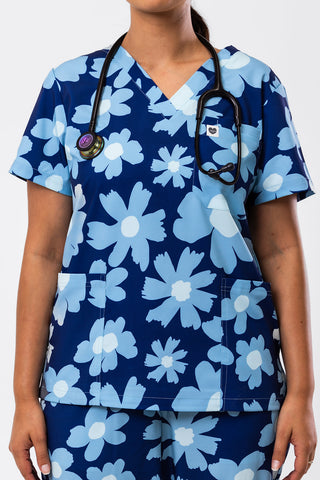 Frosty Blooms Scrub Set