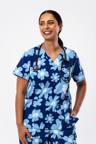 Frosty Blooms Scrub Set